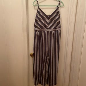 Striped blue jumpsuit XL Xhilaration